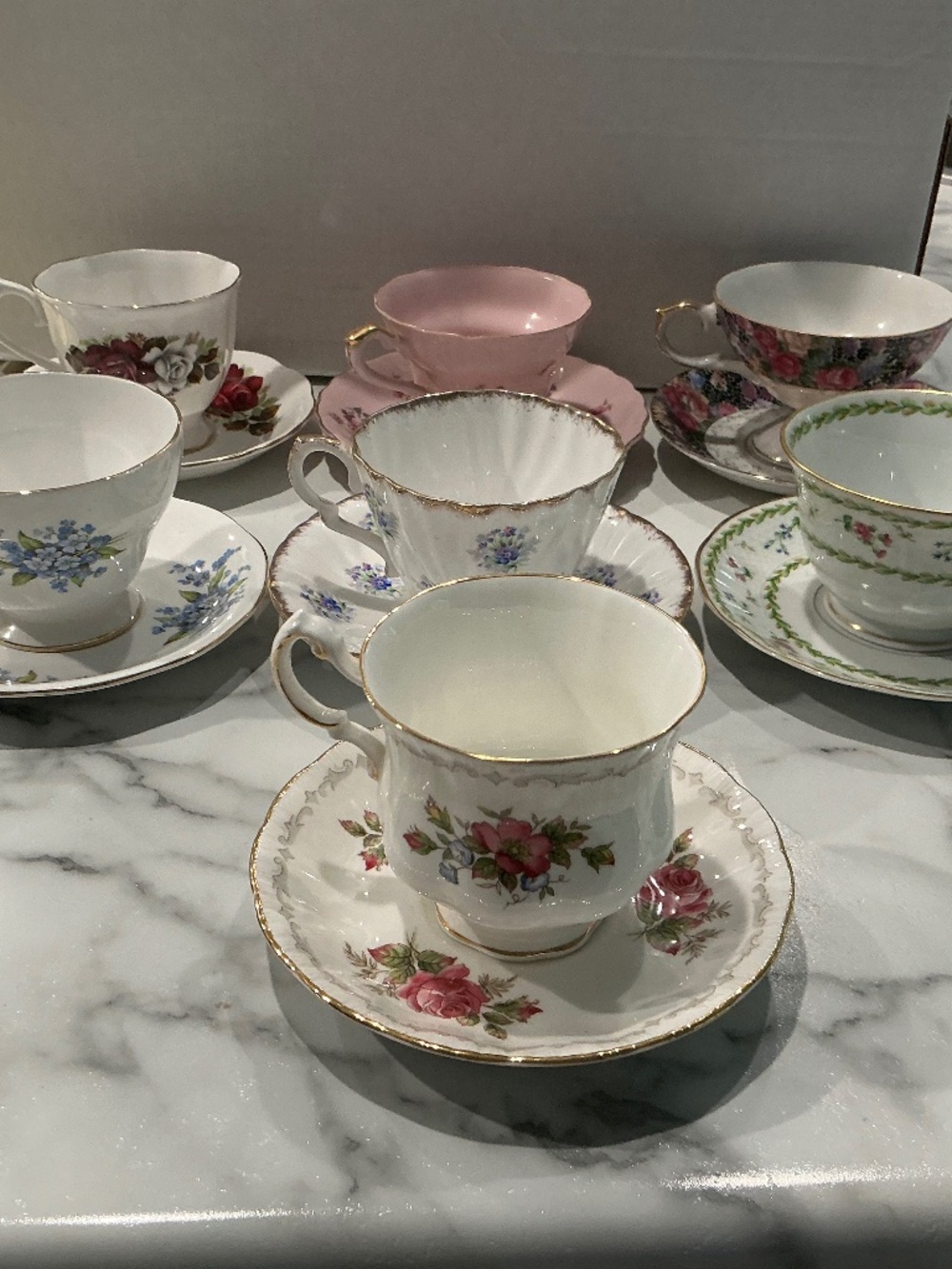 7 - Sets of tea cups and Saucers